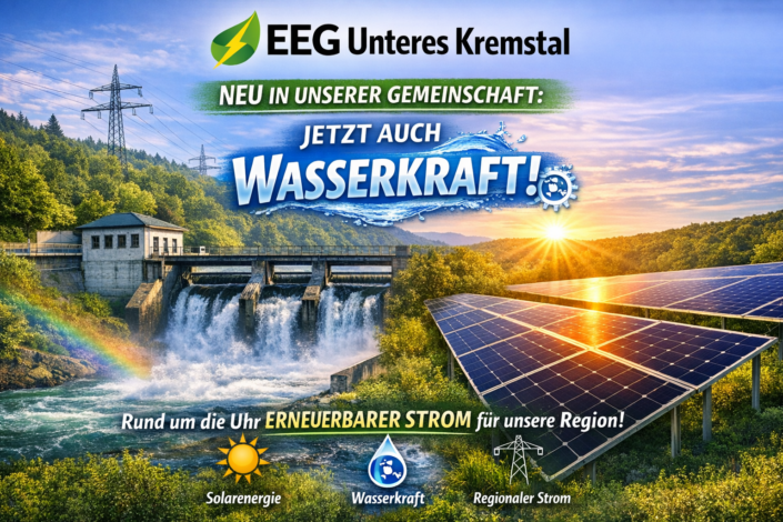 Wasserkraft und PV Wasserkraft